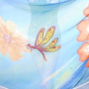 batik beach cover up azure