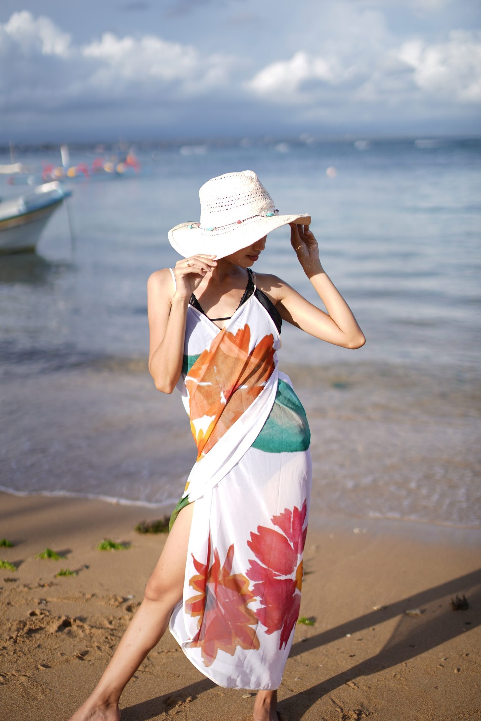 Batik-Beach-Cover-Up-Blossom-1a batik beach cover up blossom