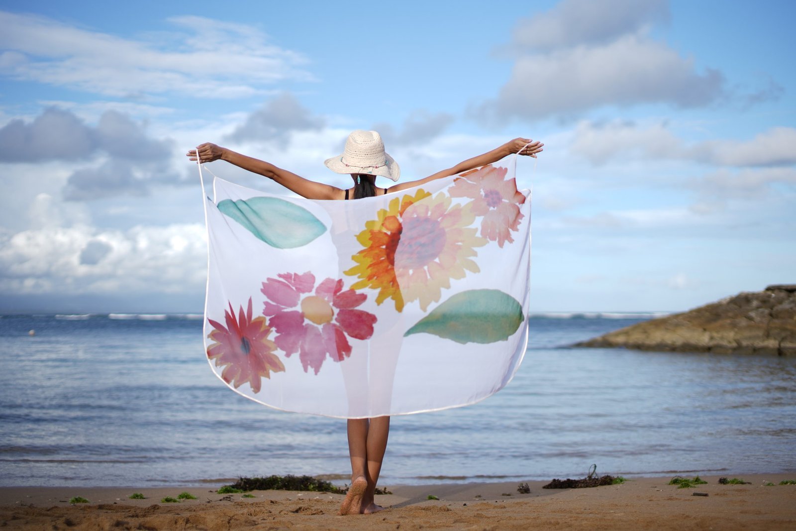 Batik-Beach-Cover-Up-Blossom-1c batik beach cover up blossom