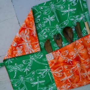 batik utensil wrap dual dragonfly